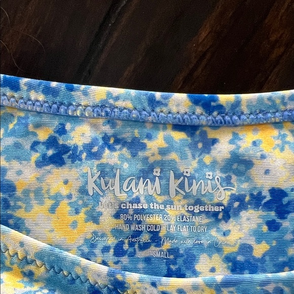 Kulani Kinis Blue and Yellow Bikini Bottom - Picture 2 of 3